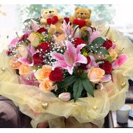 生日鲜花,情丝万缕